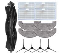 RichVibe Kit de pièces de rechange pour aspirateur BPMIO B15/B15 Plus, brosse à rouleau principale, brosses latérales, filtres et serpillères pour nettoyage en profondeur du sol de la maison