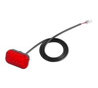 RichVibe Kit de support de feu arrière et arrière pour scooter électrique KuKirin Master, garde-boue en plastique ABS avec support d'éclairage, noir (B)