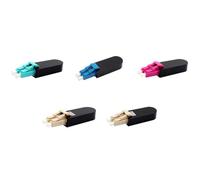 RichVibe LC/UPC Fibre Optique Loopback Adaptateur SM/MM, Monomode Multimode OM1 OM2 OM3 OM4, Coupleur Réseau Test, 9/125 62.5/125