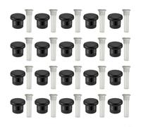 RichVibe Lot de 10 couvercles de tête de pulvérisation compatibles avec Hunter, buse avec écran filtrant, accessoires d'arroseur en plastique ABS, systèmes d'irrigation de jardin, noir (20 pièces)