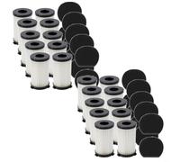 RichVibe Lot de 10 filtres de rechange pour aspirateur électrique Ariete Handy Force 2761 2759 RBT sans fil