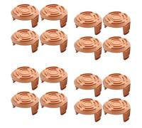 RichVibe Lot de 16 capuchons de bobine de rechange pour débroussailleuse Worx WA0010 pour WG150 WG151 WG152 WG153 WG160 WG163