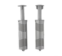 RichVibe Lot de 2 cartouches argentées pour système de filtration spa avec boules de déchloration anionique pour éliminer efficacement les impuretés