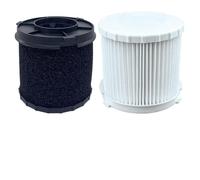 RichVibe Lot de 2 préfiltres HEPA 191M39-3 compatibles avec aspirateur sans fil Makita XCV11Z DVC750 DVC750Z DVC750LZ, blanc/noir