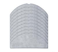 RichVibe Lot de 4 chiffons de rechange pour aspirateur Roborock, Q7 M5, Q7T Plus Robot Aspirateur pour Q7 TF, Q7B Series Lot de 4 Gris
