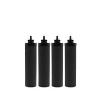 RichVibe Lot de 4 filtres à eau à charbon actif noir pour système de filtre à gravité Larayci de voyage pour Big Royal