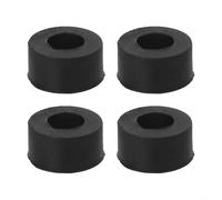 RichVibe Lot de 4 rondelles de mixage en caoutchouc noires - Joints de rechange pour mixeurs sur socle à tête inclinable et à cuvette - 3,5 à 7 l - Compatible avec les modèles à tête inclinable et à
