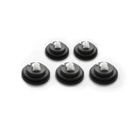 RichVibe Lot de 5 diaphragmes de rechange pour rondelle de chasse d'eau Siamp - Compatible avec les robinets à boisseau sphérique inférieur et latéral - 28 mm de diamètre