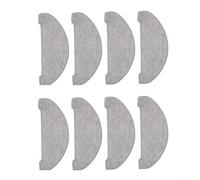 RichVibe Lot de 8 serpillères en microfibre pour aspirateur robot Vexilar W9 - Tampons de nettoyage de rechange faciles à installer