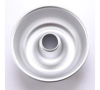 RichVibe Moule à beignet en alliage d'aluminium, non creux, décoration de gâteau de cuisine, dessert, 8,7 x 6,8 x 2,6 cm, argenté