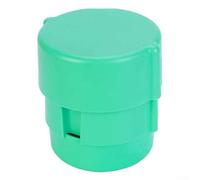 RichVibe Outil de dénoyauteur 11,5 x 11,5 x 11 cm - Gadget de cuisine pour enlever les fruits frais avec design ergonomique - Gain de place - Vert
