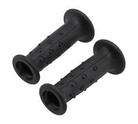 RichVibe Paire de poignées de guidon de vélo pour enfants en caoutchouc TRP doux et antidérapant pour vélo d'enfant de 19 mm, noir et rose