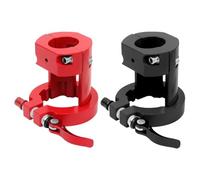 RichVibe Pince pliable pour trottinette électrique Pro et Pro2, support de base en alliage d'aluminium, support de fixation pour dossier, noir/rouge