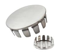 RichVibe Plaque de protection pour évier de cuisine finition brossée mate trous de 0,5 à 1,5 cm, pour disque d'obturation en acier inoxydable et plastique avec installation facile