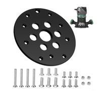 RichVibe Plate-forme stable de table de travail de fraiseuse de bague de guidage avec ouverture centrale de 1-1/4" pour le travail du bois