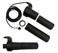 RichVibe Poignée d'accélérateur demi-torsadée pour vélo électrique et scooter avec contrôle de vitesse, coque en ABS étanche IPX4, entrée 5 V, pour vélo électrique, installation facile pour les