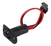 RichVibe Port de charge avec couvercle anti-poussière en silicone pour scooter électrique Xiaomi 6, prise de rechange et capuchon étanche, gris (B)