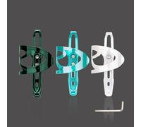 RichVibe Porte-bidon en alliage d'aluminium pour vélo de montagne et de route, cadre léger avec prise en main sûre, 148 mm, vert foncé