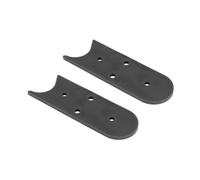 RichVibe Support de protection anti-éclaboussures en métal pour scooters Pro, Pro2, 1S - Montage arrière en aluminium avec adaptateur et feuilles fendues, facile à installer