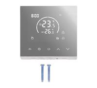 RichVibe Thermostat électrique de chauffage au sol pour systèmes de chaudière murale avec minuterie programmable de 7 jours, verrouillage enfant de 0,5 °C à 10 °C, décalage de température pour eau et