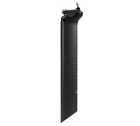 RichVibe Tige de selle légère en fibre de carbone T800 320 mm pour vélo de route XDS AD300 AD350 avec marquages de hauteur transparents et collier de serrage en alliage d'aluminium