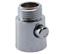 RichVibe Vanne d'arrêt d'eau de salle de bain avec bouton poussoir de contrôle de pause pour pommeaux de douche, contrôleur de débit d'économie d'eau en ABS argenté pour le lavage des cheveux, le bain