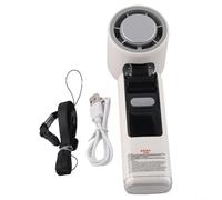 RichVibe Ventilateur portatif alimenté par USB pour les aventures en plein air, 100 options de vitesse et design compact pour un transport facile (blanc réfrigérateur)