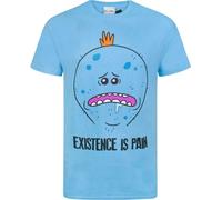 Rick And Morty Herren Meeseeks Existence Is Pain T-Shirt NS4421 (L) (Blau)