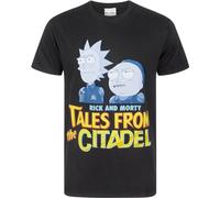 Rick And Morty Herren Tales From The Citadel T-Shirt NS4422 (S) (Schwarz)