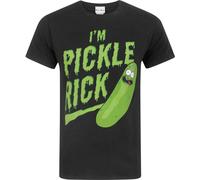 Rick And Morty - "I'm Pickle Rick" T-shirt manches courtes pour homme NS6828 (XXL) (Noir/Vert)