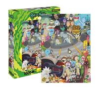 Aquarius Puzzle 1000 pièces Rick and Morty Cast – Officiel, sans reflets – 20x27 inches