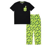 RICK AND MORTY Lounge Set In Gift Box With T-shirt, Pants And Socks With Pickle Rick Sizes S-m-l-xl Ensemble salon Homme (lot de 3)