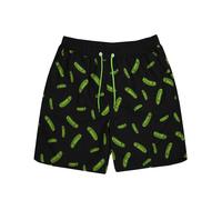 Rick And Morty Noir Pickle Rick Short de bain Homme