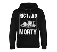 RICK AND MORTY Officiellement sous Licence Epic Sweat À Capuche (Noir), Small
