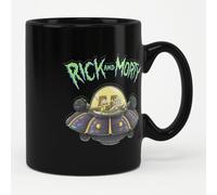 RICK AND MORTY Officiellement Sous Licence Tasse à Café, Mug (Noir)
