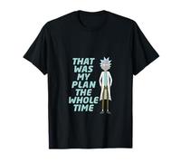 Rick and Morty PAPL209 Animation Humoristique avec Citation de Science-Fiction My Plan T-Shirt