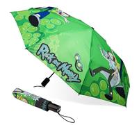Rick and Morty Parapluie Pliant Automatique Parapluie de Poche Adulte Ado Enfant Original Résistant Accessoire Officiel
