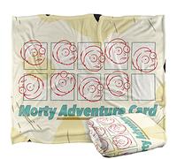 RICK AND MORTY - Plaid Ultra Doux Silky Touch 152 x 127 cm