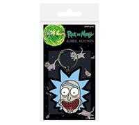 Rick and Morty - Porte-clés en caoutchouc multicolore, 4,5 x 6 cm