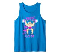 Rick and Morty Rick's Gym Débardeur, Homme, Saphir, L