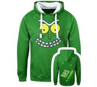 Rick and Morty Sweat à capuche Flip The Pickle Homme VertS Vert G