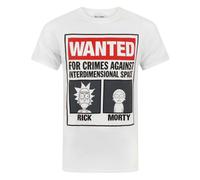 Rick And Morty T-Shirt blanc à manches courtes Mens