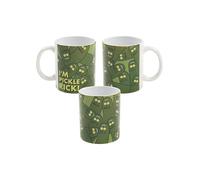 Rick and Morty Tasse à café - I'm Pickle Rick Allover - Tasse à café en céramique - Vert - 320 ml