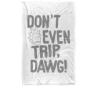 Rick and Morty The Don't Even Trip Plaid Ultra Doux au Toucher Soyeux - 91 x 147 cm