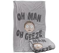 Rick and Morty The Get It Together Plaid Ultra Doux au Toucher Soyeux - 91 x 147 cm