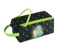 Rick and Morty Trousse de Toilette Homme, Trousse de Voyage Zippée, Accessoire Officiel Idée Cadeau Homme Ado Garcon