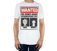 Rick and Morty Wanted Men's T-Shirt X-Large