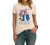 Rick Astley - Never Gonna Give You Up - T-shirt de Noël pour femme, Beige, XL