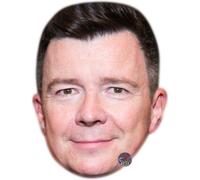 Rick Astley (Smile) Big Head. Masque plus grand que nature.