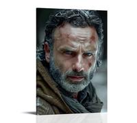 Rick Grimes Poster imperméable à l'eau, résistant à l'humidité, facile à installer et résistant à la décoloration, style cadre, 40 x 60 cm